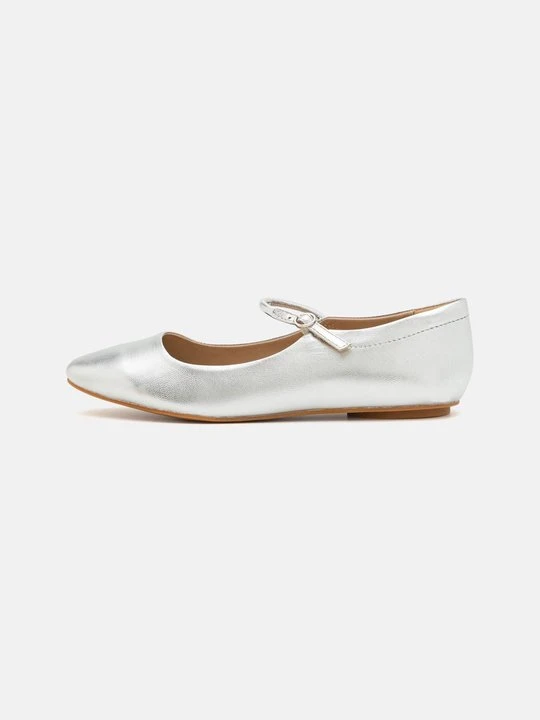 Obrázek produktu Baleríny s páskem Anna Field By Zalando stříbrná