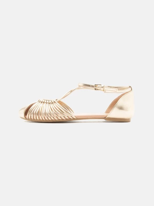 Obrázek produktu Baleríny s páskem Anna Field By Zalando zlatá barva