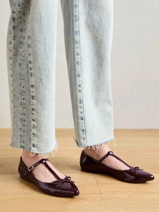 Obrázek produktu Baleríny s páskem Anna Field Wide Fit By Zalando tmavě červená