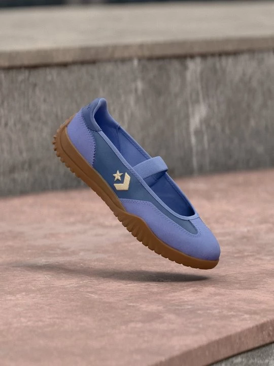 Obrázek produktu Baleríny s páskem Converse fialová