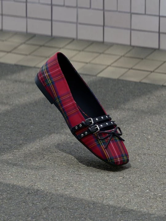 Obrázek produktu Baleríny s páskem Even&Odd Wide Fit By Zalando červená