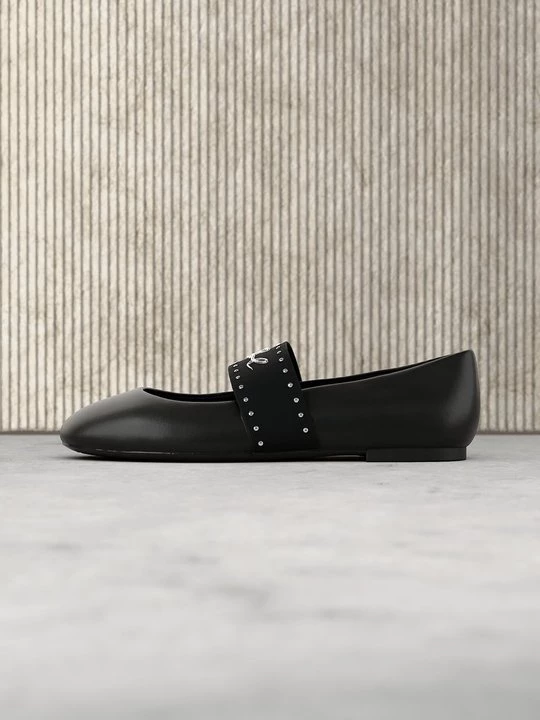 Obrázek produktu Baleríny s páskem KARL LAGERFELD černá
