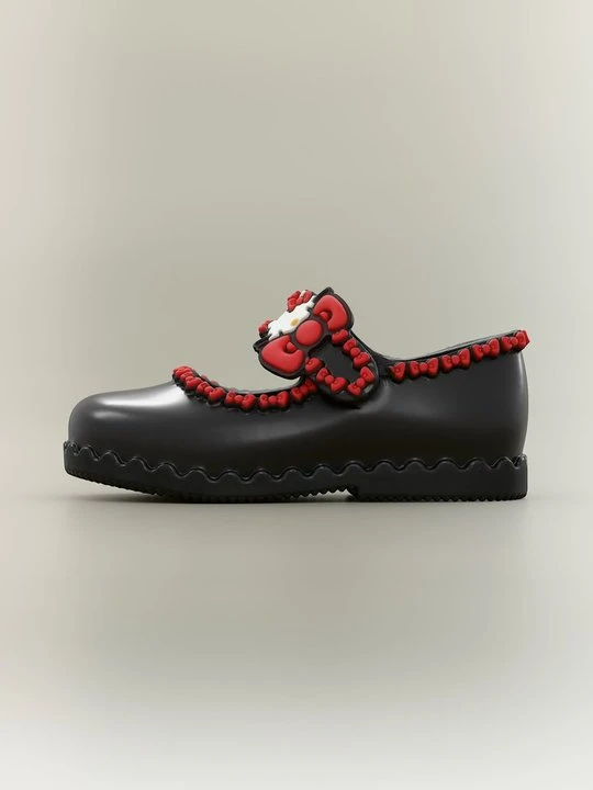 Obrázek produktu Baleríny s páskem Mini Melissa černá