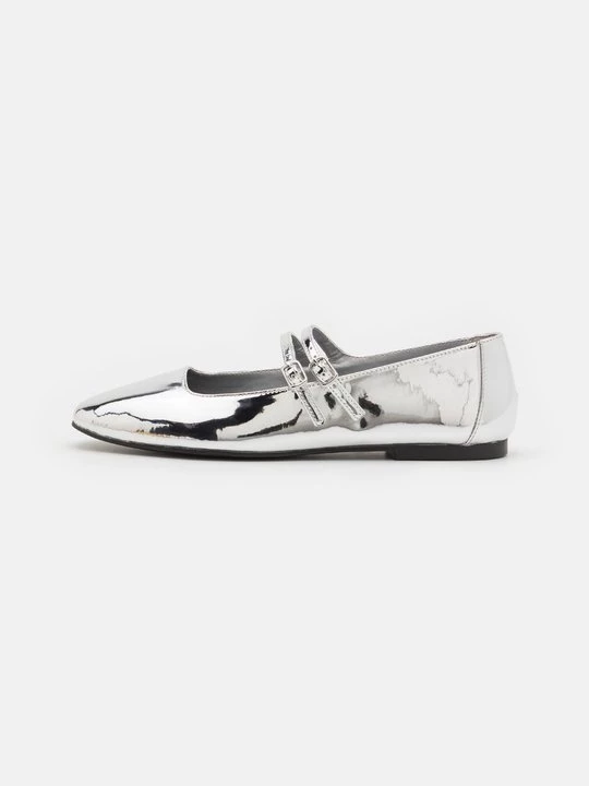 Obrázek produktu Baleríny s páskem Steve Madden stříbrná barva