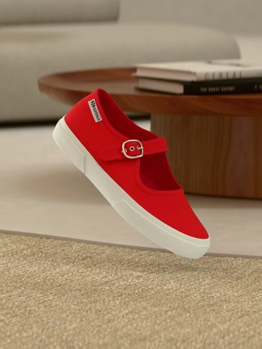Obrázek produktu Baleríny s páskem Superga červená