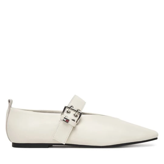 Obrázek produktu Baleríny Tommy Jeans Tjw Ballerina Buckle EN0EN03019 Bílá