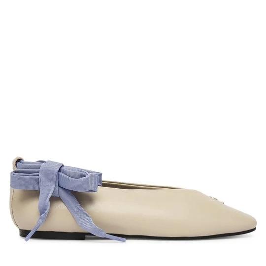 Obrázek produktu Baleríny Tommy Jeans Tjw Ballerina With Laces EN0EN02939 Écru Krémová