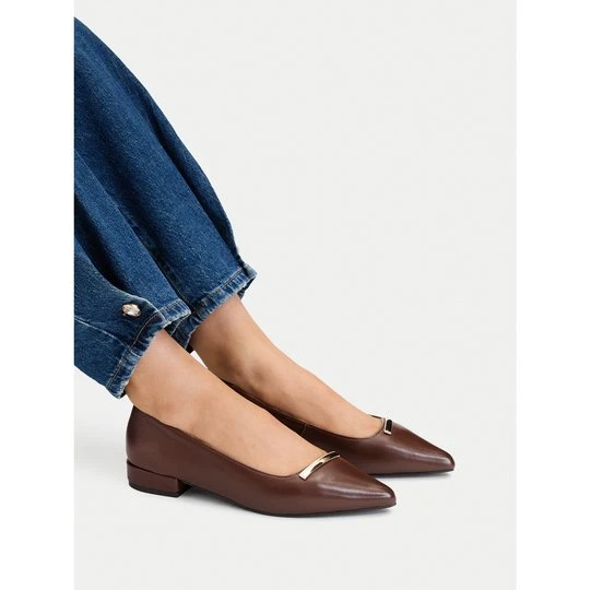 Obrázek produktu Baleríny U.S. Polo Assn. EO-MILLA002W / GL1 Hnědá
