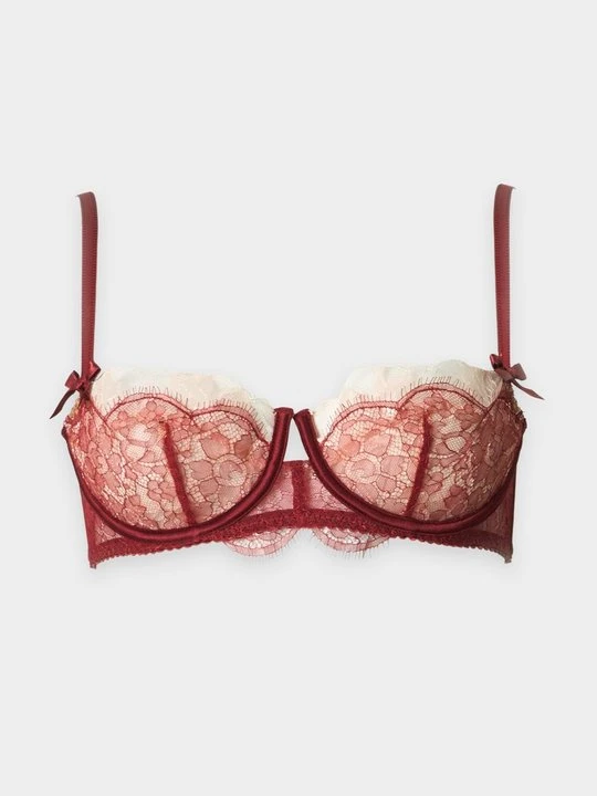 Obrázek produktu Balkonová podprsenka Agent Provocateur tmavě červená