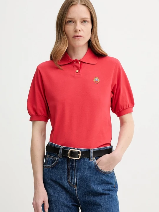 Obrázek produktu Bally Bavlněné polo tričko Bally červená