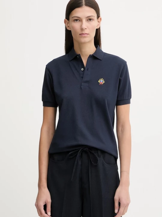 Obrázek produktu Bally Bavlněné polo tričko Bally námořnická modř