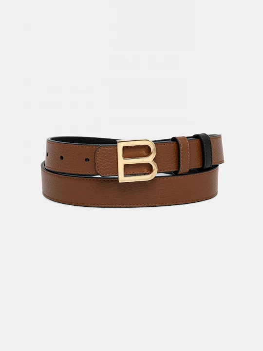 Obrázek produktu Bally Oboustranný kožený pásek Bally hnědá