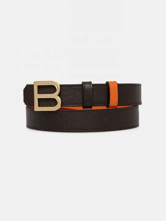 Obrázek produktu Bally Oboustranný kožený pásek Bally oranžová