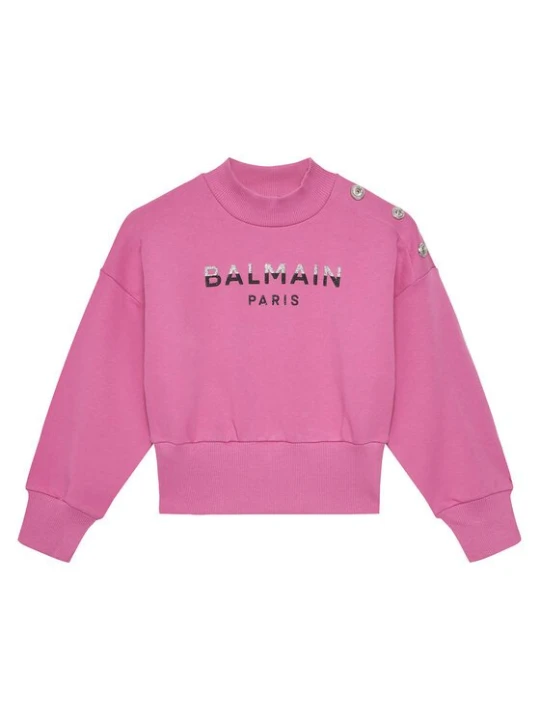 Obrázek produktu Balmain Mikina BV4A90-Z0081 Růžová Regular Fit