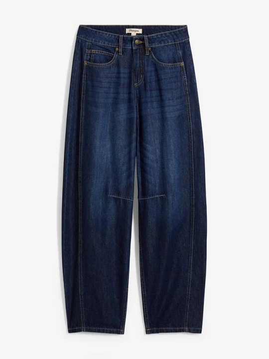 Obrázek produktu Balonové džíny, Mid Waist, Super Soft BonPrix