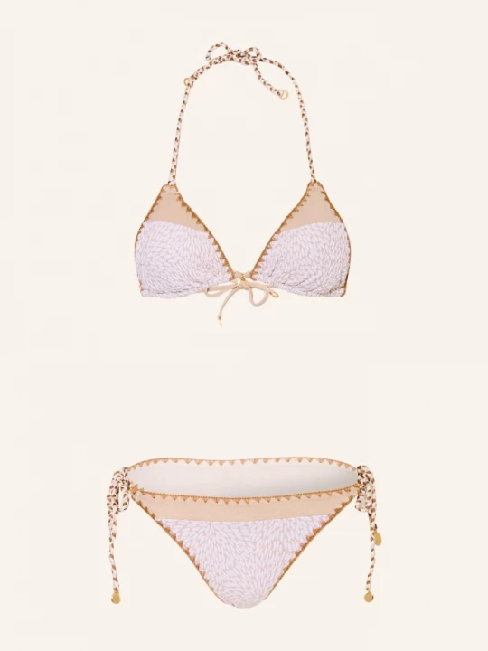 Obrázek produktu Banana Moon Couture Trojúhelníkové Bikiny Boscoblika Avel S Třpytivou Přízí krémová / velbloudí