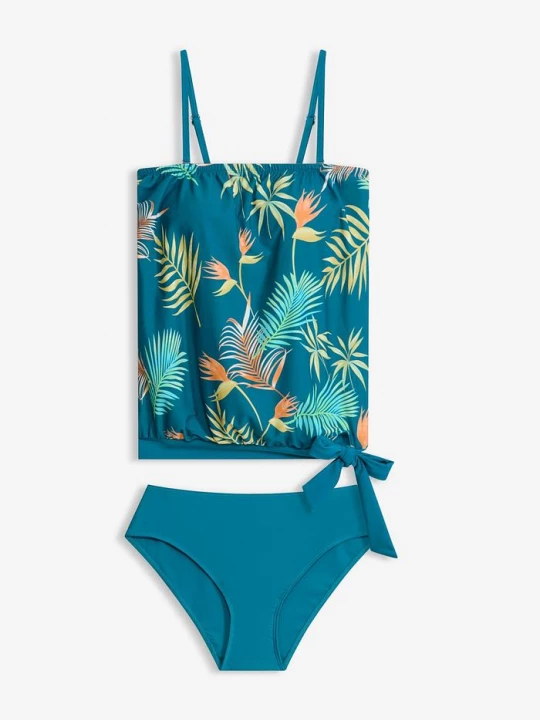 Obrázek produktu Bandeau tankiny s multifunkčními ramínky (2dílná souprava) BonPrix
