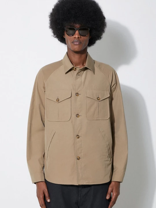 Obrázek produktu Baracuta Bunda Baracuta Shirt Jacket Br Cloth béžová