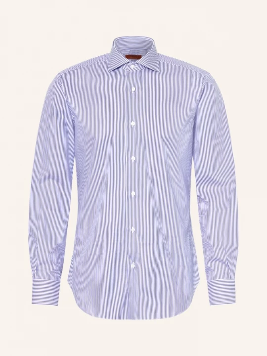 Obrázek produktu Barba Napoli Košile Slim Fit modrá / bílá