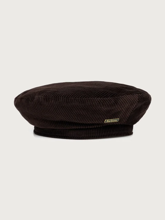 Obrázek produktu Barbour baret dámský manšestrový hnědá