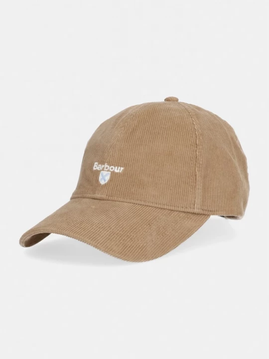 Obrázek produktu Barbour baseballová čepice pánská bavlněná Bayfield hnědá