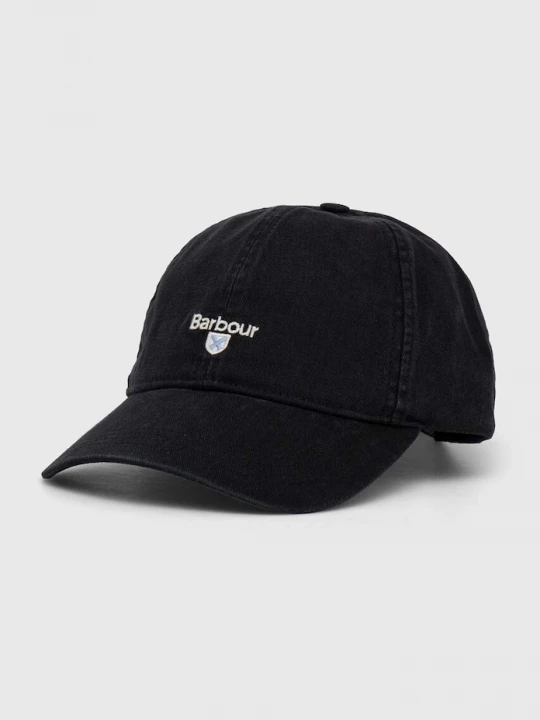 Obrázek produktu Barbour baseballová čepice pánská bavlněná černá
