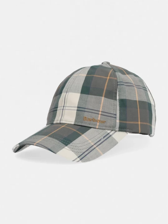 Obrázek produktu Barbour baseballová čepice pánská bavlněná Telfield zelená