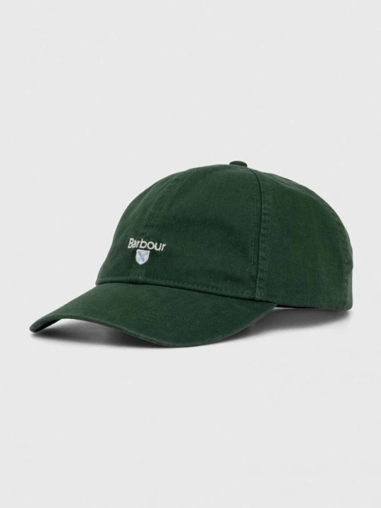 Obrázek produktu Barbour baseballová čepice pánská bavlněná zelená