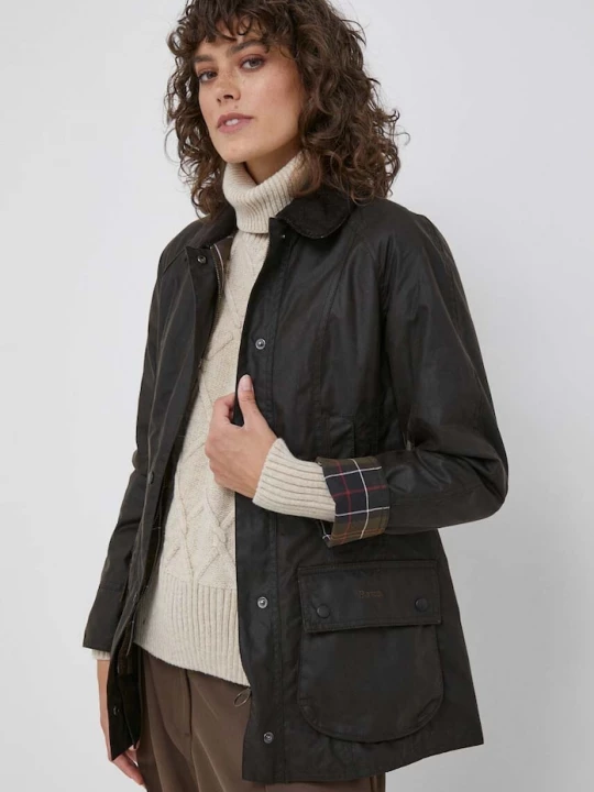 Obrázek produktu Barbour Bavlněná bunda Classic Beadnell Wax Jacket hnědá