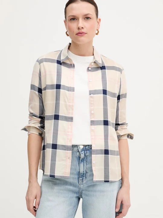 Obrázek produktu Barbour Bavlněná košile Barbour BRENDON béžová