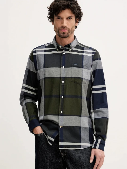 Obrázek produktu Barbour Bavlněná košile Barbour DUNOON zelená