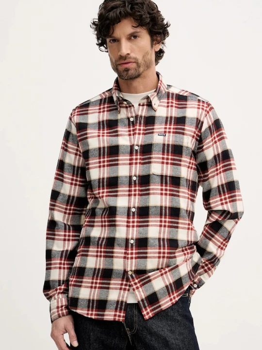 Obrázek produktu Barbour Bavlněná košile Barbour Fallbay červená