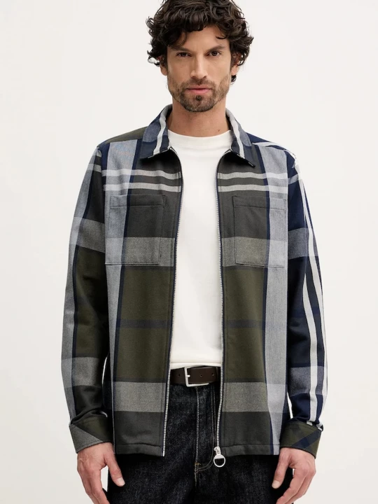 Obrázek produktu Barbour Bavlněná košile Barbour Lannich námořnická modř