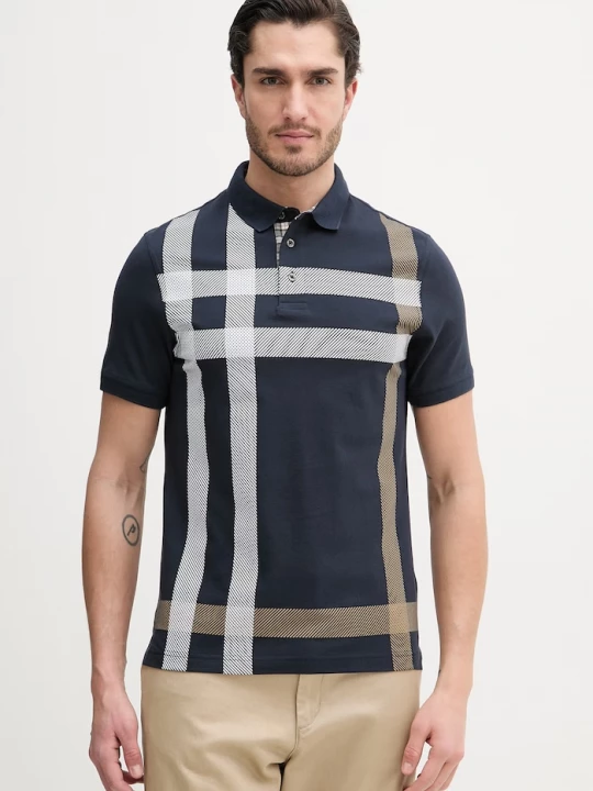 Obrázek produktu Barbour Bavlněné polo tričko Barbour Blaine námořnická modř