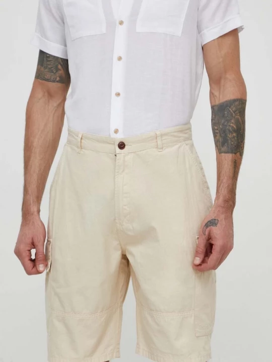 Obrázek produktu Barbour Bavlněné šortky Barbour Essentials béžová