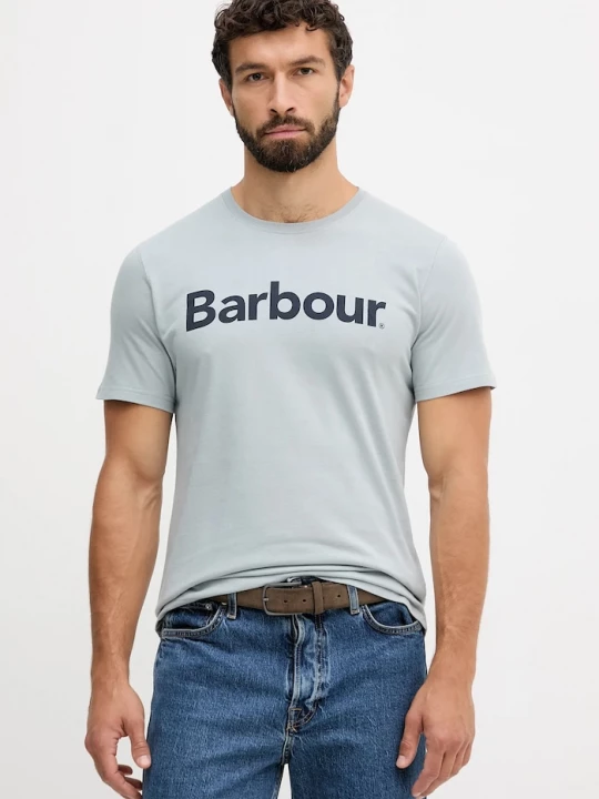 Obrázek produktu Barbour Bavlněné tričko Barbour ESSENTIALS modrá