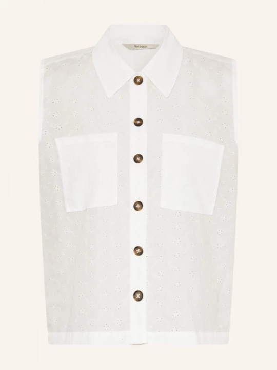 Obrázek produktu Barbour Blůza Melody Z Krajky S Otvory bílá