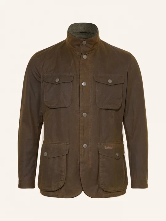 Obrázek produktu Barbour Bunda Fieldjacket Ogston Wax khaki / tmavě hnědá