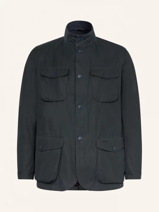 Obrázek produktu Barbour Bunda Fieldjacket Ogston Wax tmavě modrá / tmavě hnědá