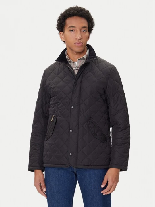 Obrázek produktu Barbour Bunda pro přechodné období Chelsea MQU0006BK11 Černá Regular Fit