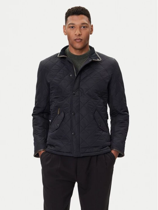 Obrázek produktu Barbour Bunda pro přechodné období Powell MQU0281NY71 Tmavomodrá Slim Fit