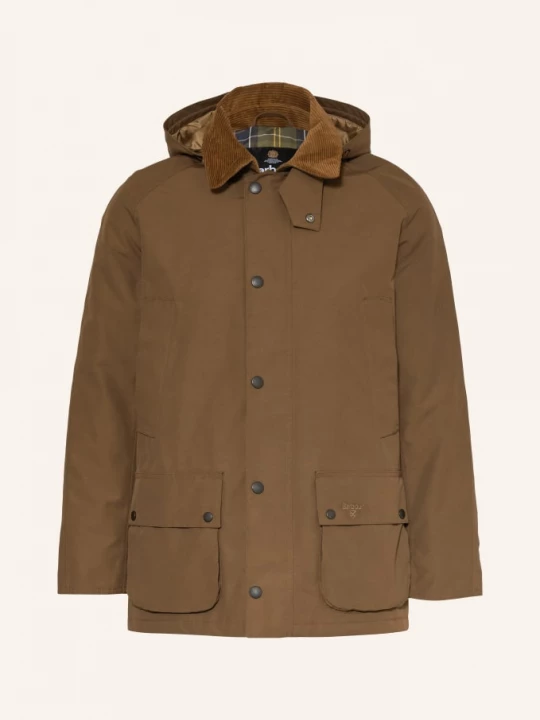 Obrázek produktu Barbour Bunda Winter Ashby S Odnímatelnou Kapucí khaki / tmavě hnědá