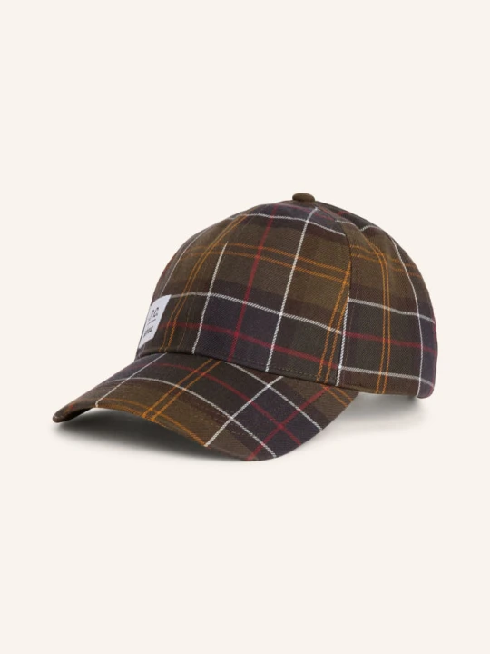Obrázek produktu Barbour Cap olivová / červená / oranžová