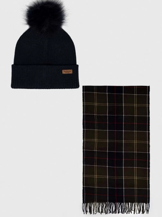 Obrázek produktu Barbour Čepice a šála Barbour námořnická modř
