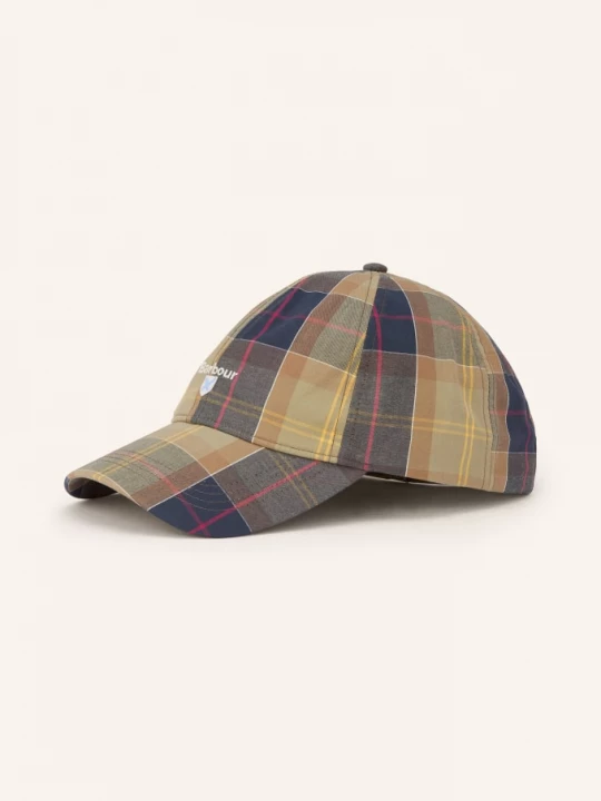 Obrázek produktu Barbour Čepice Tartan khaki / tmavě červená / modrá