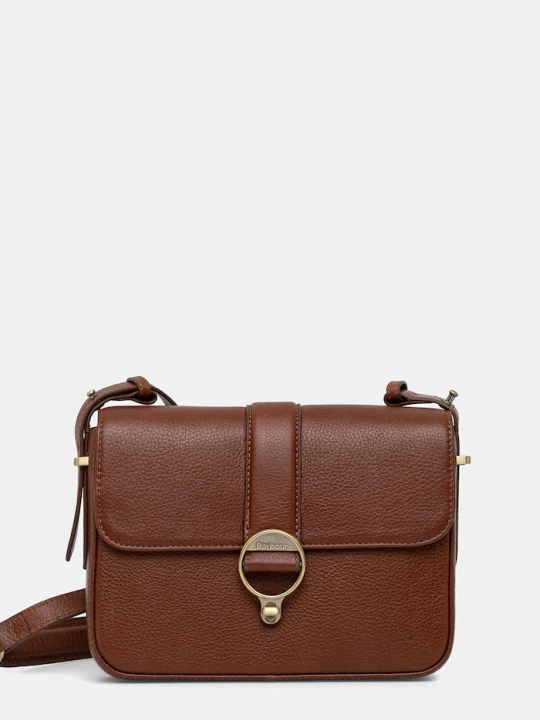 Obrázek produktu Barbour crossbody kabelka dámská kožená hnědá