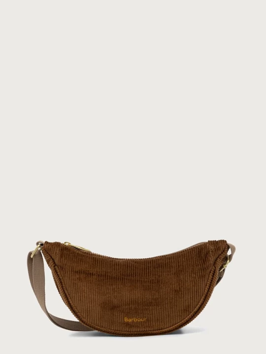 Obrázek produktu Barbour crossbody kabelka dámská manšestrová hnědá