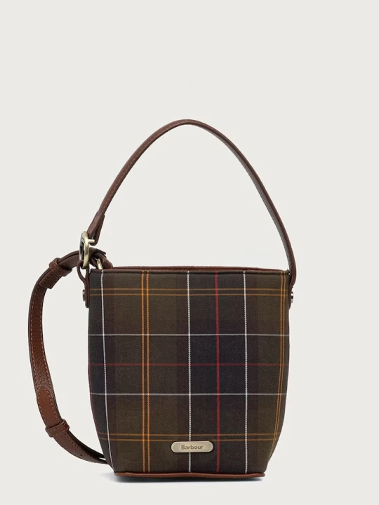 Obrázek produktu Barbour crossbody kabelka dámská s bavlnou zelená