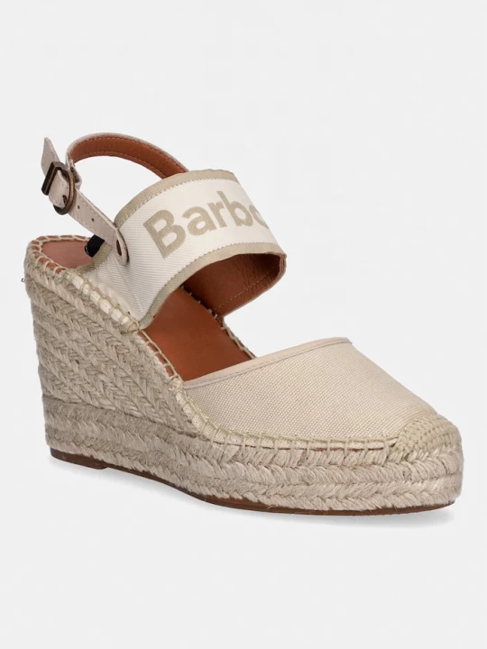 Obrázek produktu Barbour espadrily s otevřenou patou dámské Lyndhurst béžová