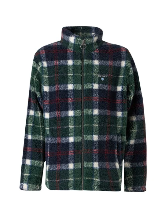 Obrázek produktu Barbour Fleecová mikina 'Tartan' námořnická modř / tmavě zelená / červená / bílá
